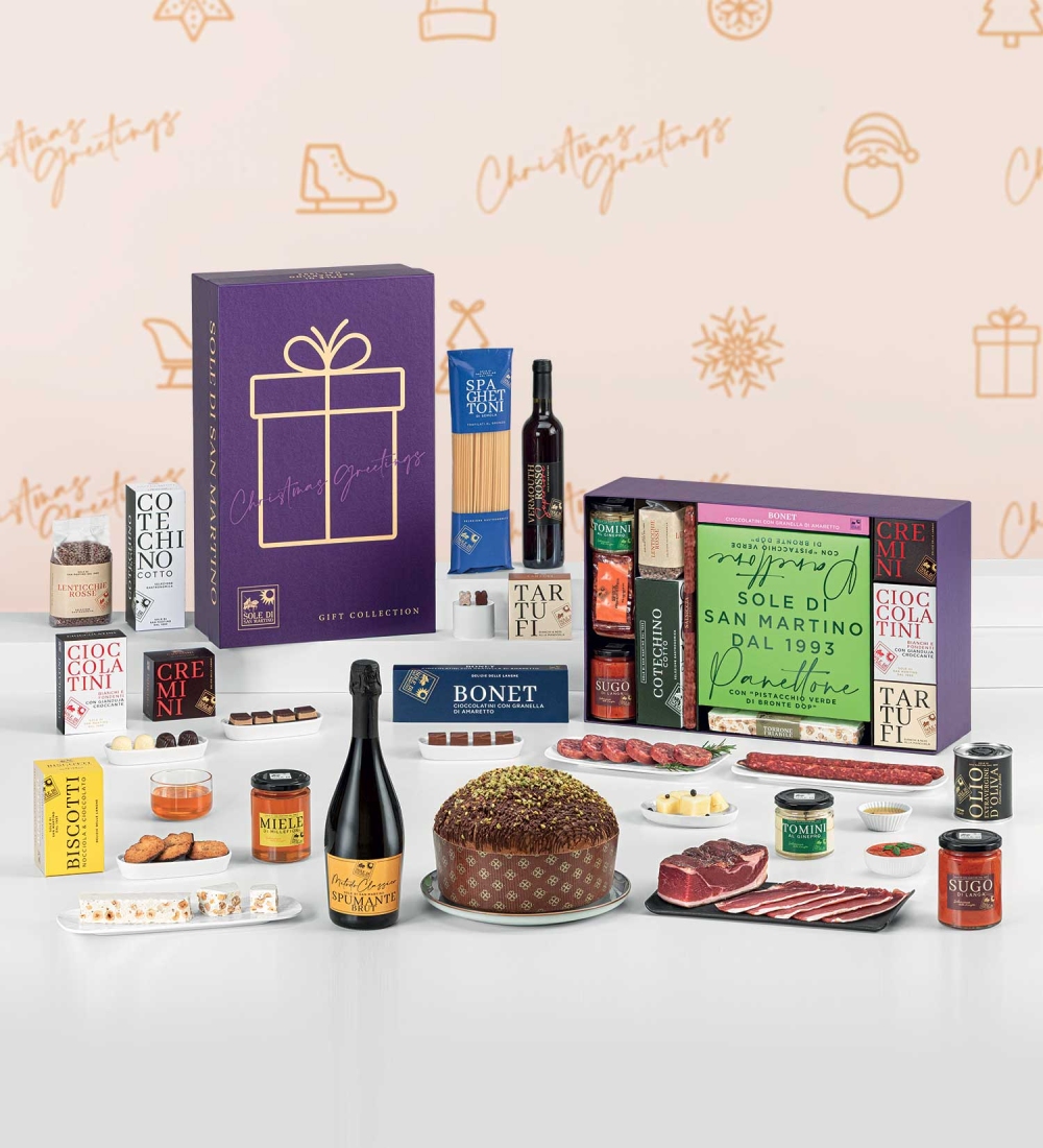 gourmet corporate gift cristallo sole di san martino